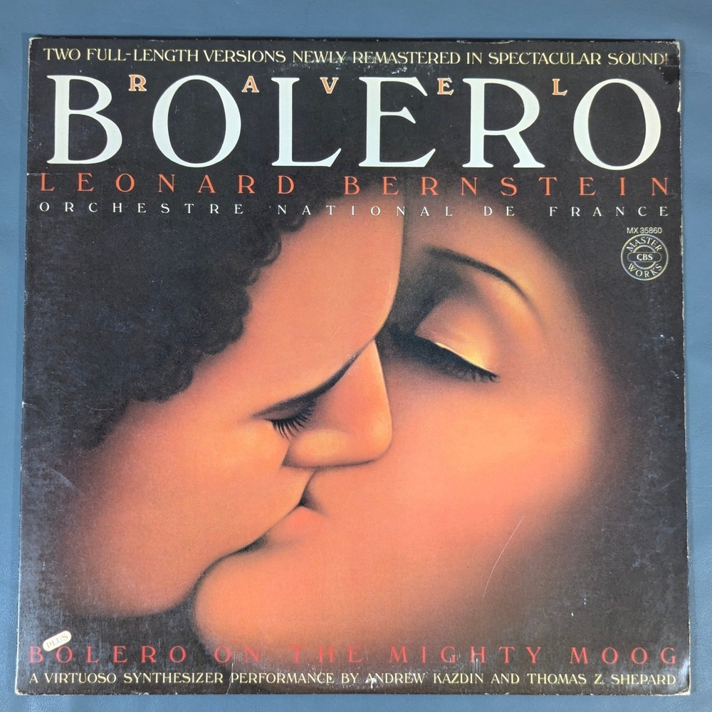 Leonard Bernstein Ravel Bolero Mighty Moog Synth CBS Masterworks Vinyl LP 1980